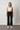 Patch Pocket Wide Leg Denim - Black