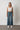 Patch Pocket Wide Leg Denim - Vintage Blue